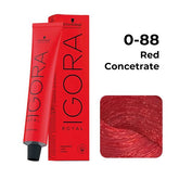 Schwarzkopf Igora Hair Color 60ml 0-88 Red Concentrate + Developer 20 Vol Combo